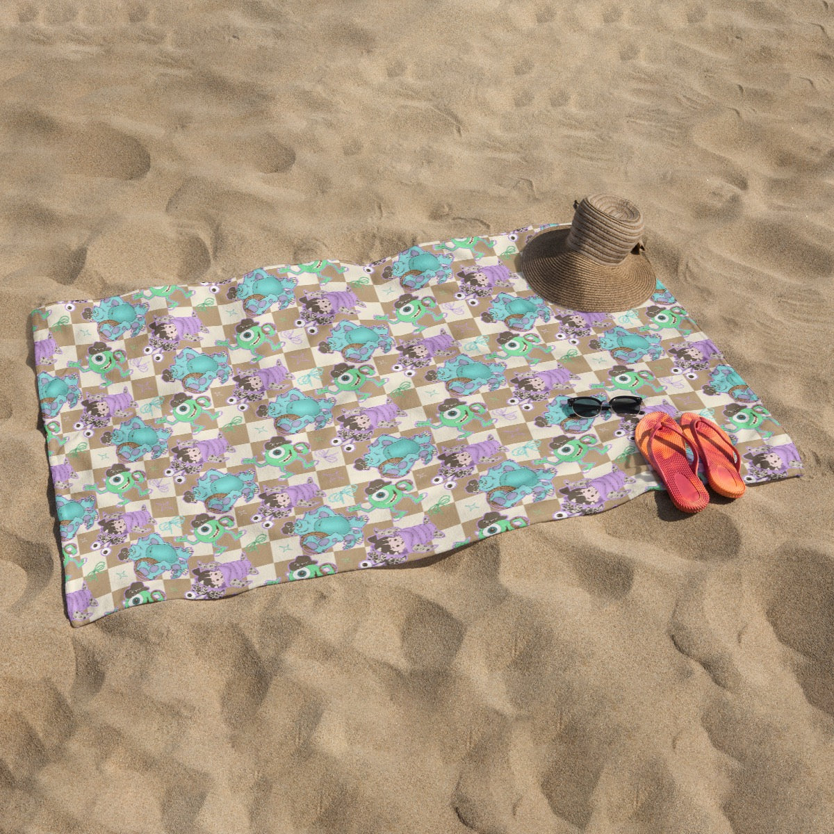 Monsters exclusive design 52”x32” Microfiber Polyester Beach Towel