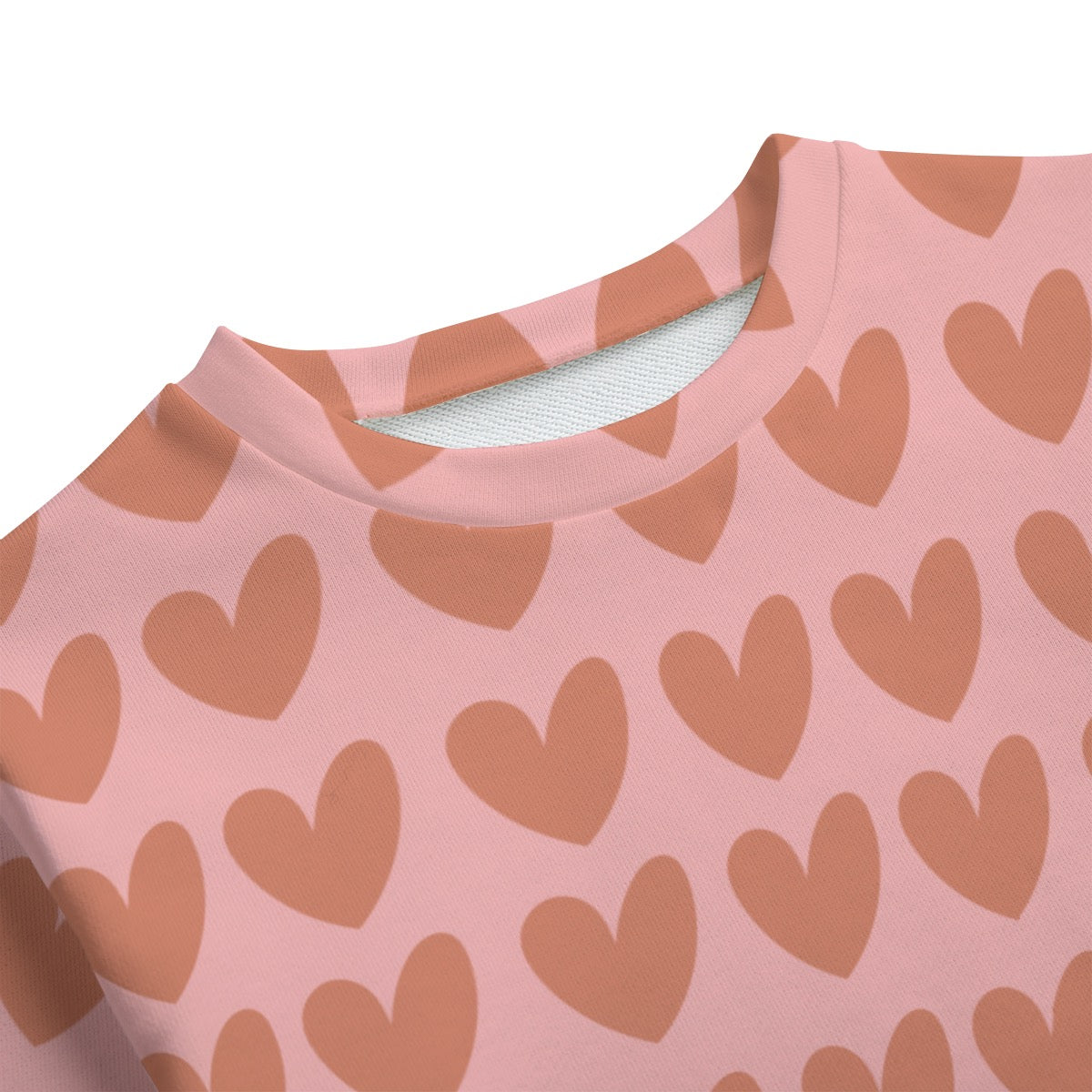 Hearts~ SweetPea & Sage Exclusive~Kid's Round Neck Sweatshirt | 310GSM Cotton