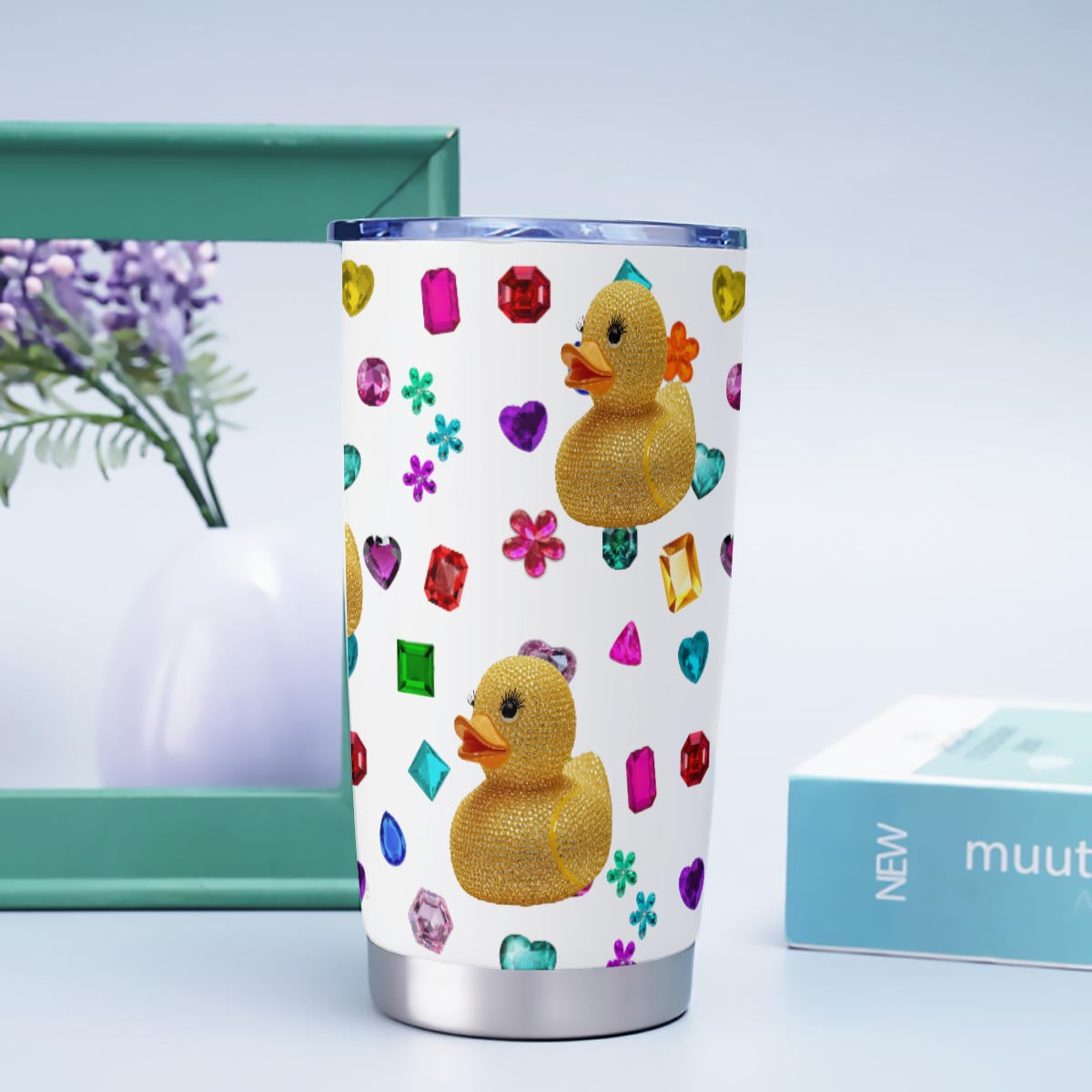 Good Luck Cheer Duck exclusive design 20 oz. stainless steel Tumbler