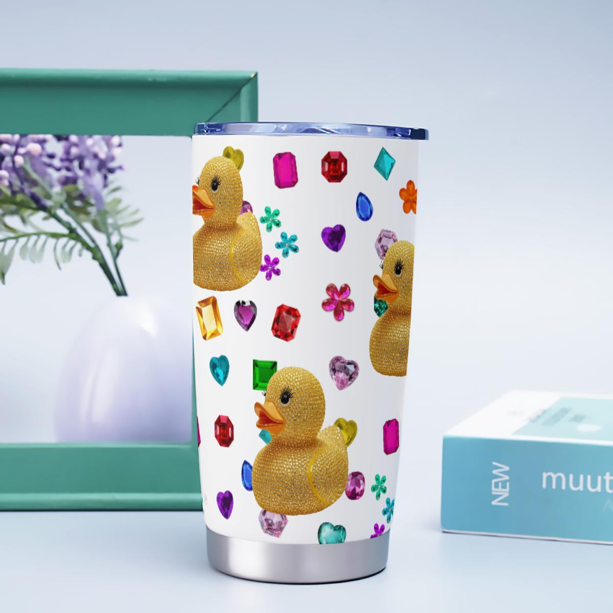 Good Luck Cheer Duck exclusive design 20 oz. stainless steel Tumbler