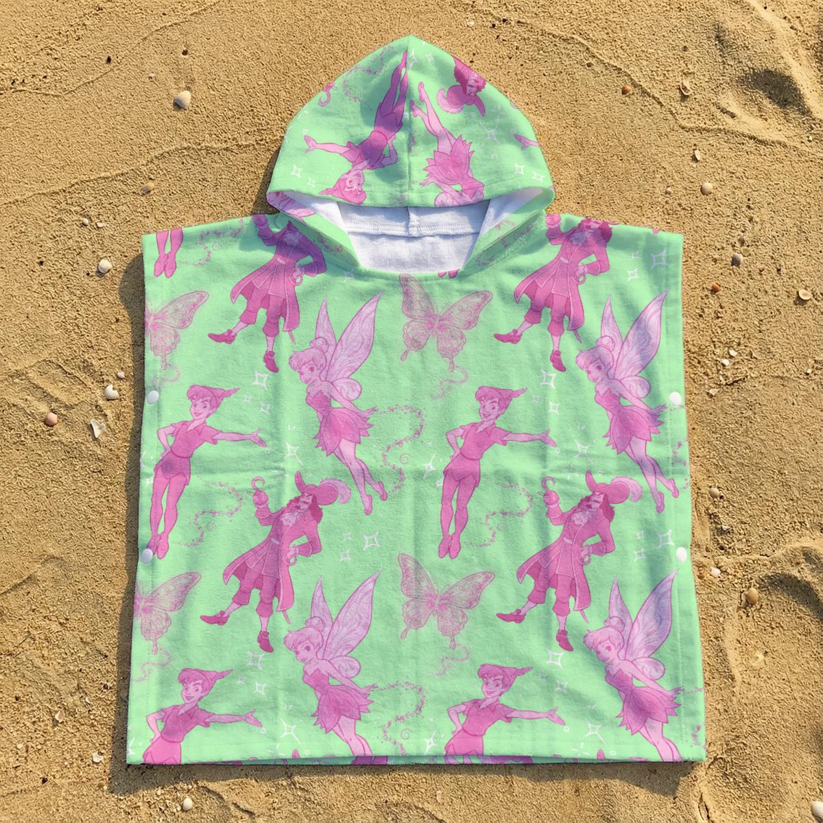 Fairy exclusive design Terry Cloth Polyester Kid’s  Hooded Towel Poncho