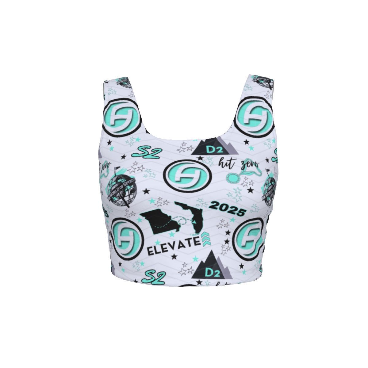 Custom Athletic Cheer Sports Bra