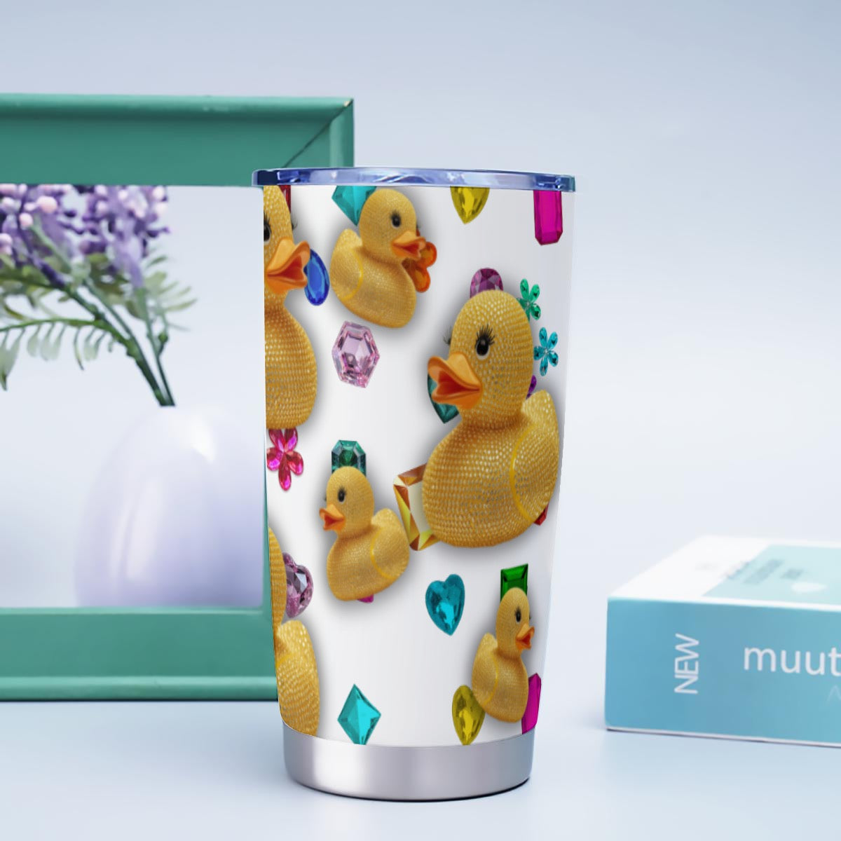 Good Luck Cheer Duck exclusive design 20 oz. stainless steel Tumbler