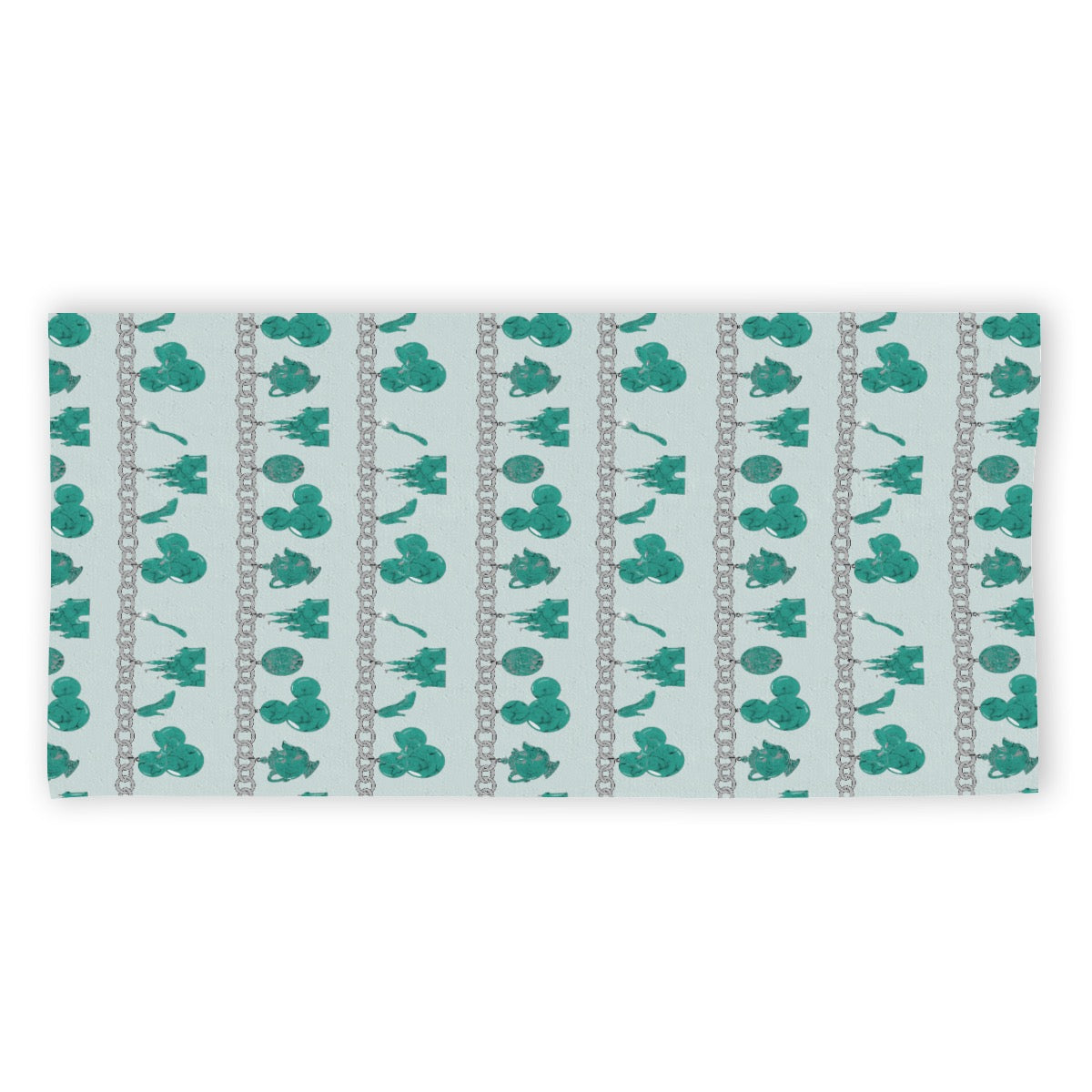 Turquoise Mouse Bracelet exclusive design 52”x32” Microfiber Polyester Beach Towel