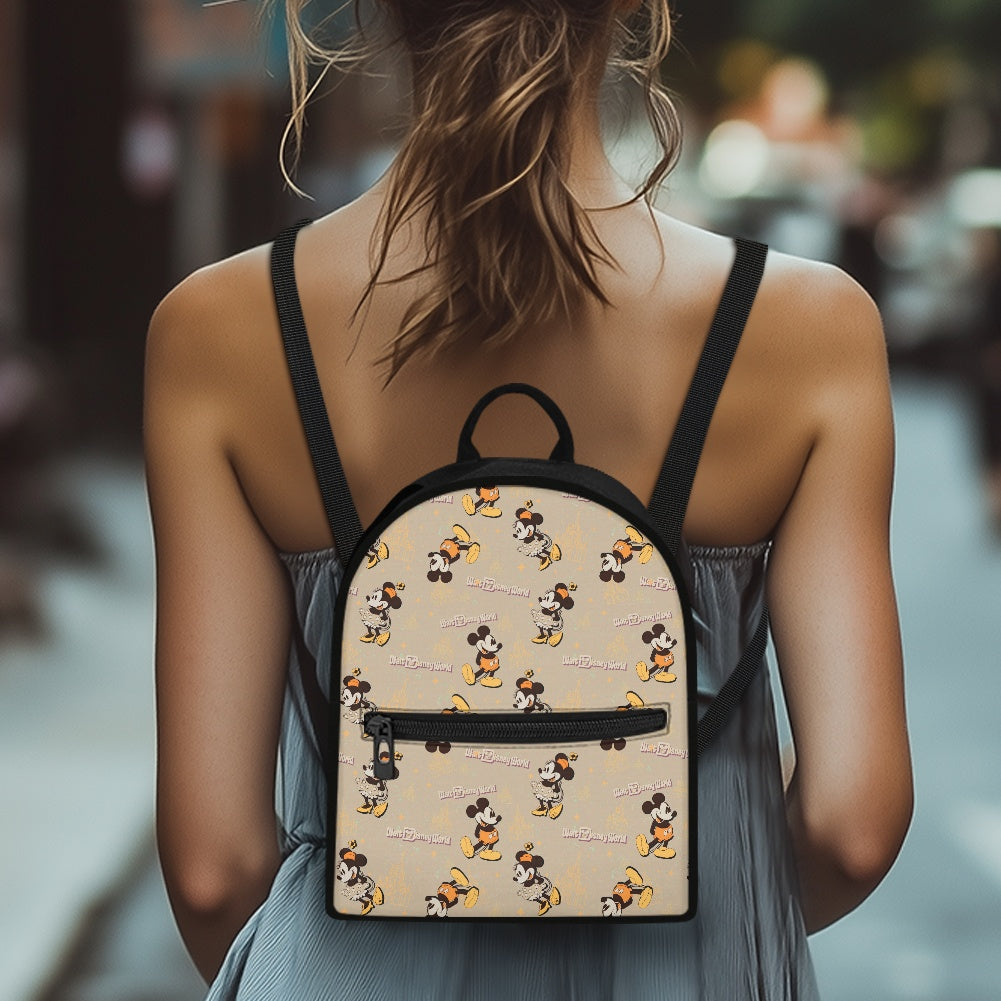 Brown Mouse Small Backpack