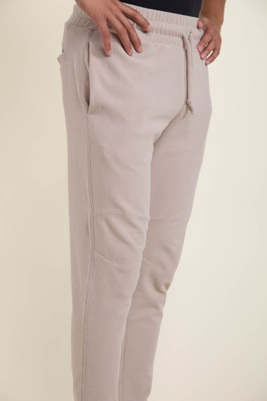 Mono B MEN - Micro-Ribbed Joggers