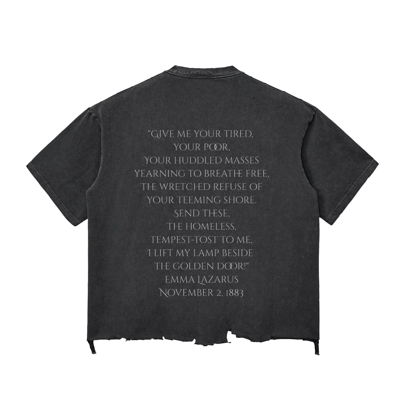 Mother of Exiles,Statue of Liberty,Fourth of July,July 4th,Exclusive design ,Unisex graphic,Raw hem,Boxy tee