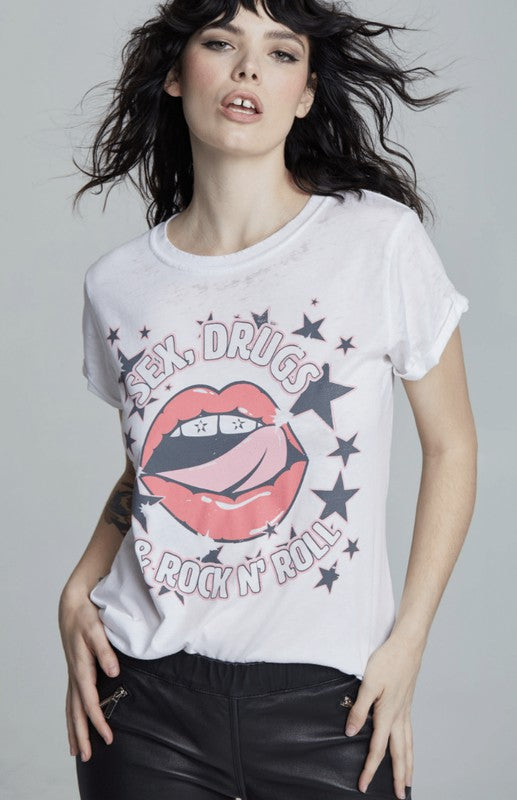 302358 - Rock 'N' Roll Lips Tee