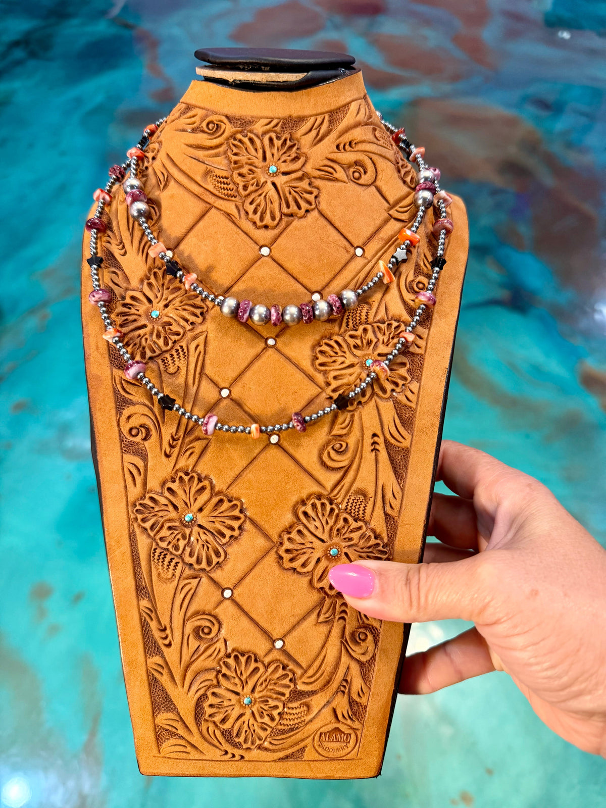 One Time Pieces – Spiny Oyster & Black Onyx Star Necklace Collection