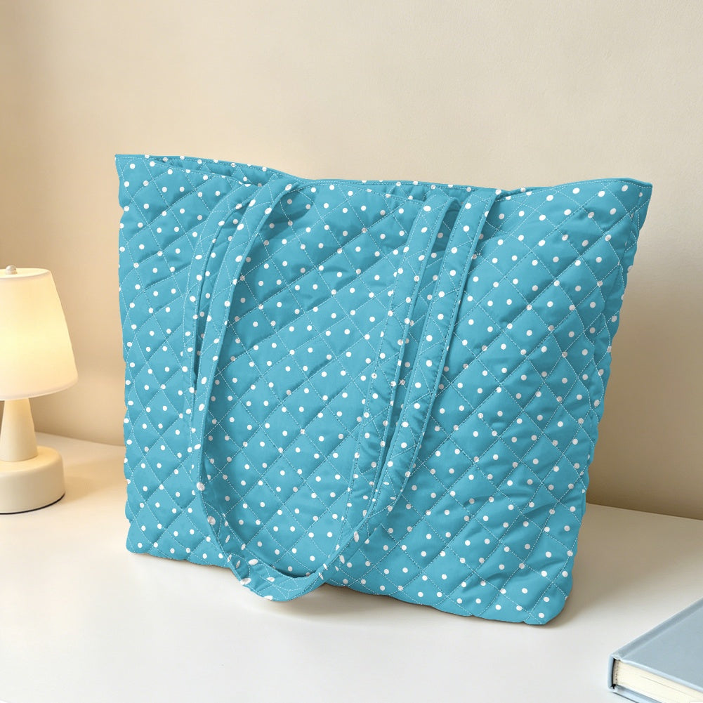Quilted Shoulder Tote Bag