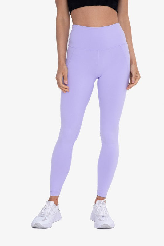 Tapered Band Essential Solid Highwaist Leggings