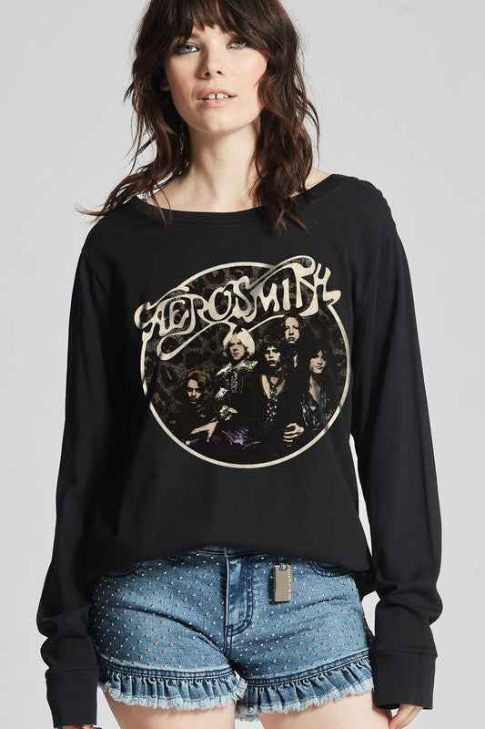 Aerosmith Back In The Saddle Long Sleeve Tee