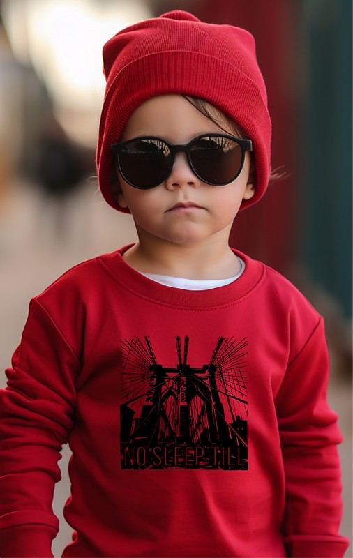 Bridge No Sleep Till Brooklyn Toddler Sweatshirt