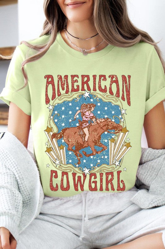 American Cowgirl Graphic T Shirts