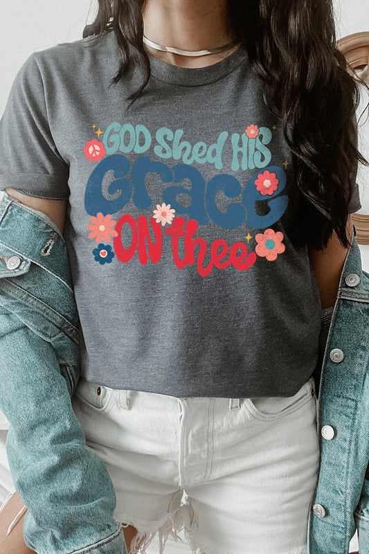 God Shed His Grace On Thee Graphic T Shirts