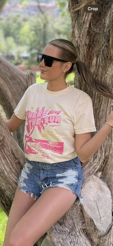 Here Comes The Sun Beach Tee