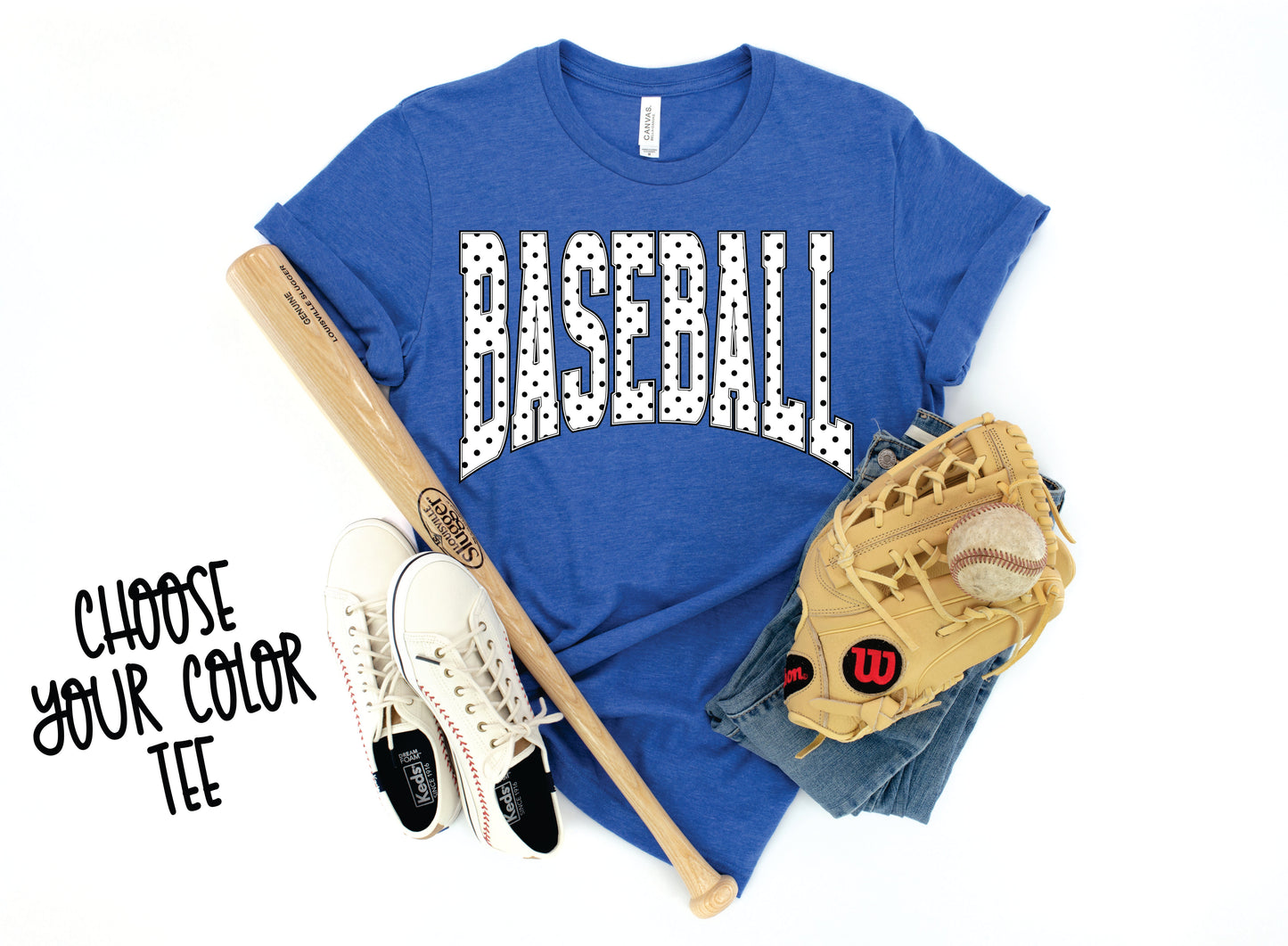 Baseball Polka Dot *Pick Your Color*