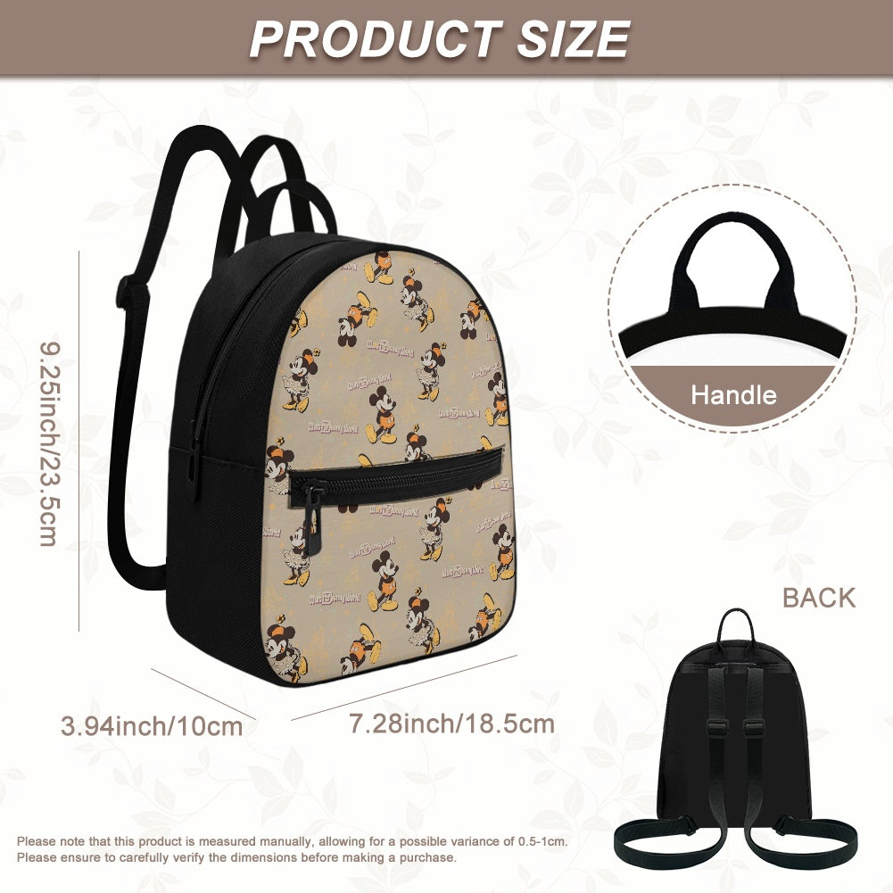 Brown Mouse Small Backpack
