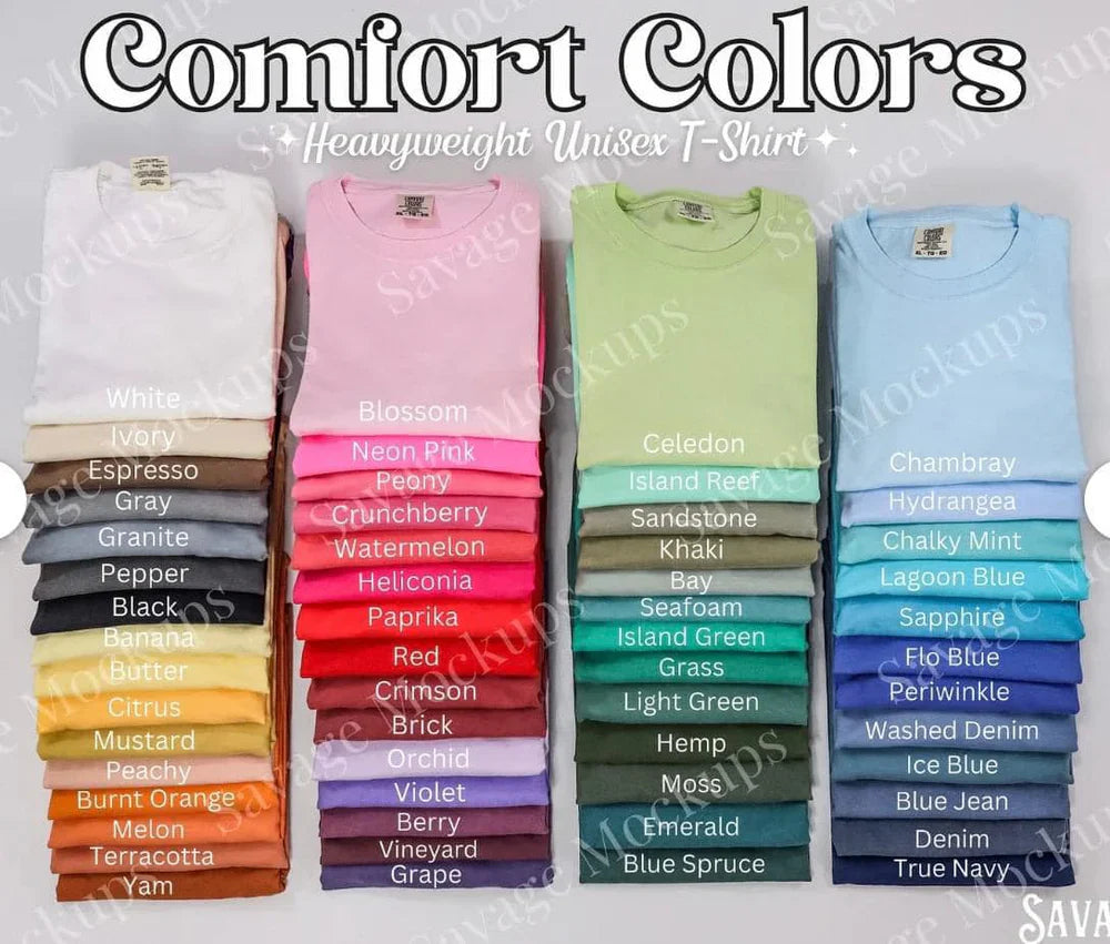 Comfort Color Monogram Puff Shirts - WS