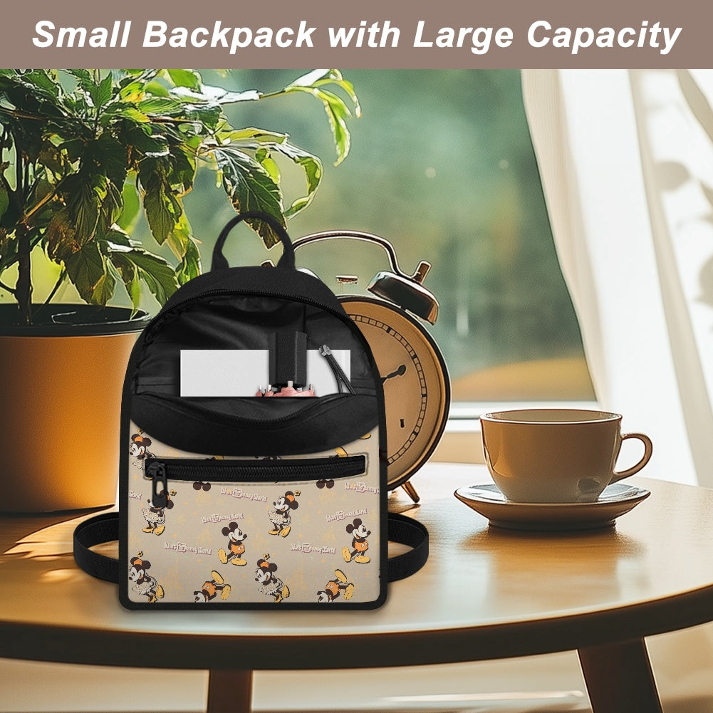 Brown Mouse Small Backpack