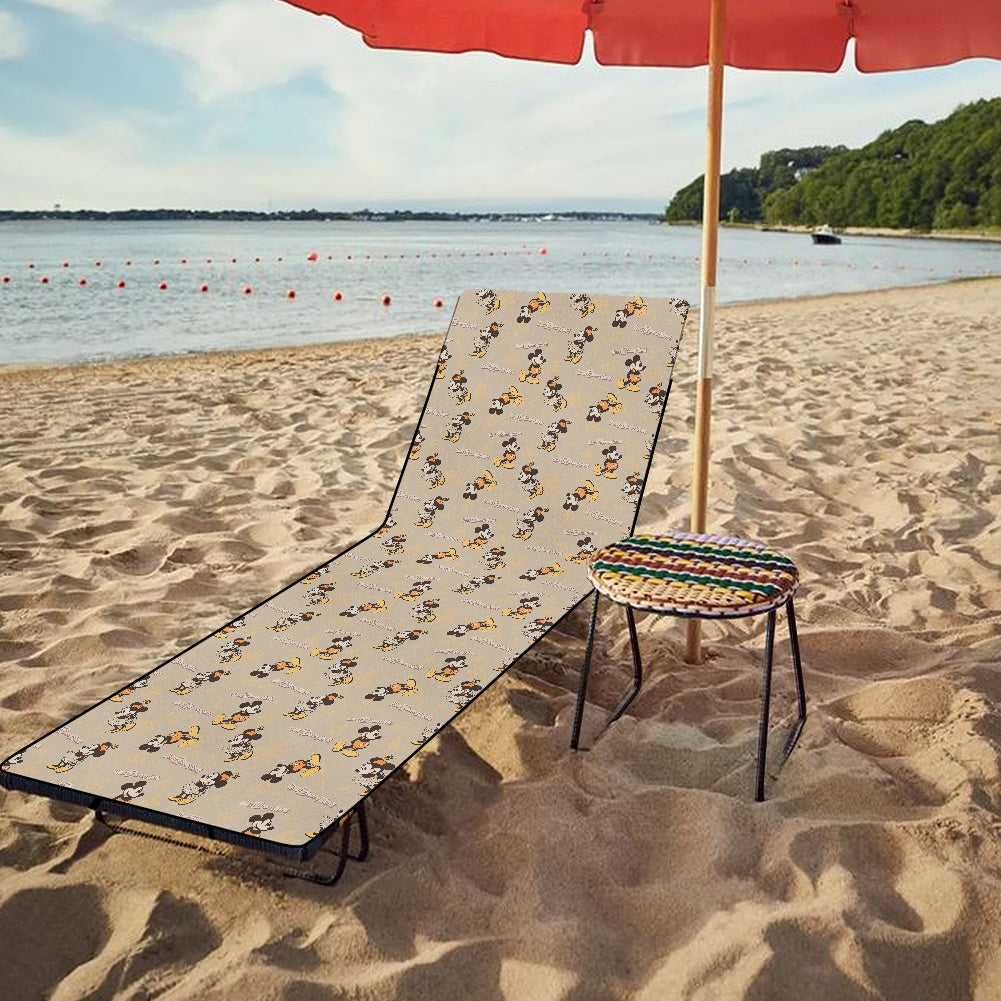 Brown Mouse Beach Towel for Lounge Chair