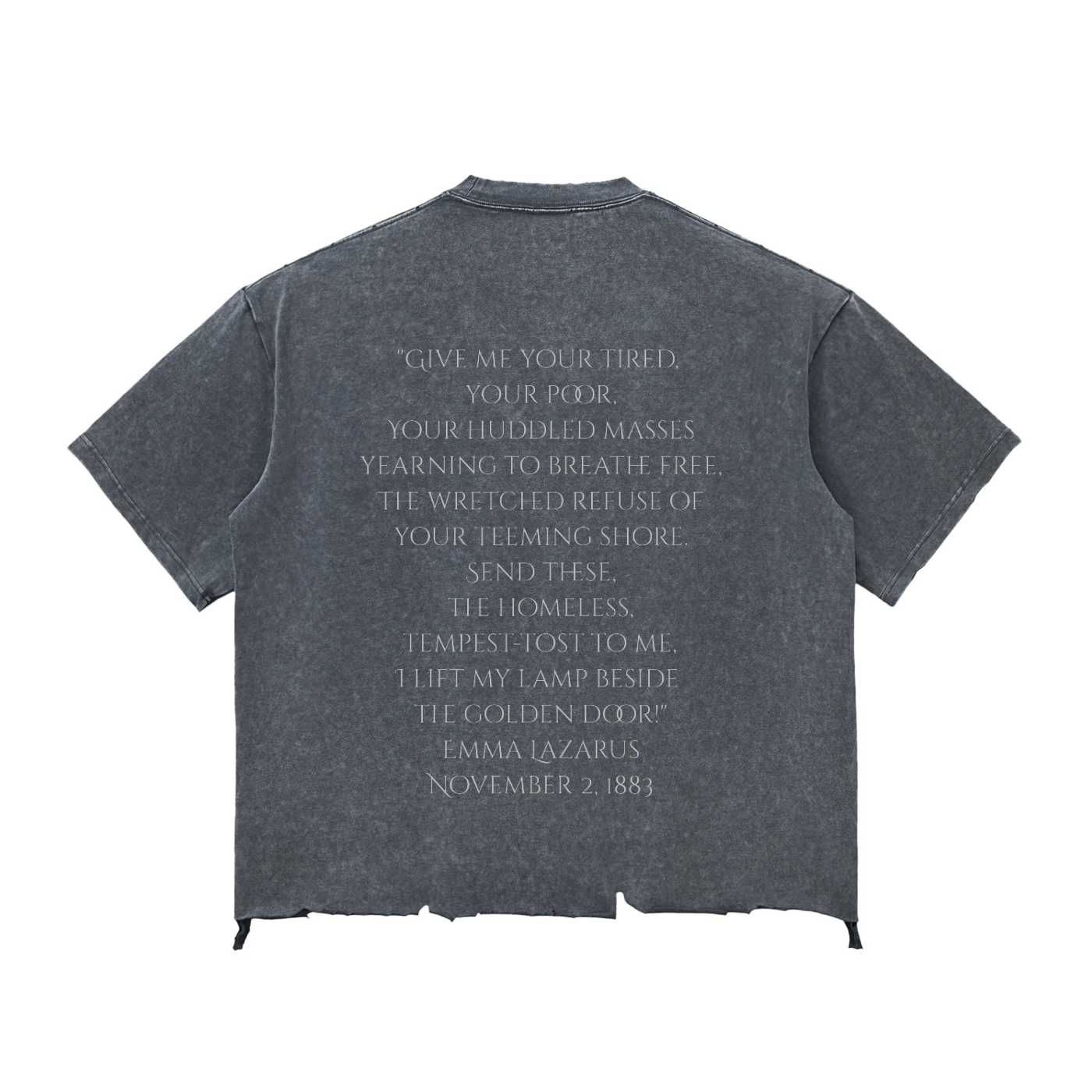 Mother of Exiles,Statue of Liberty,Fourth of July,July 4th,Exclusive design ,Unisex graphic,Raw hem,Boxy tee