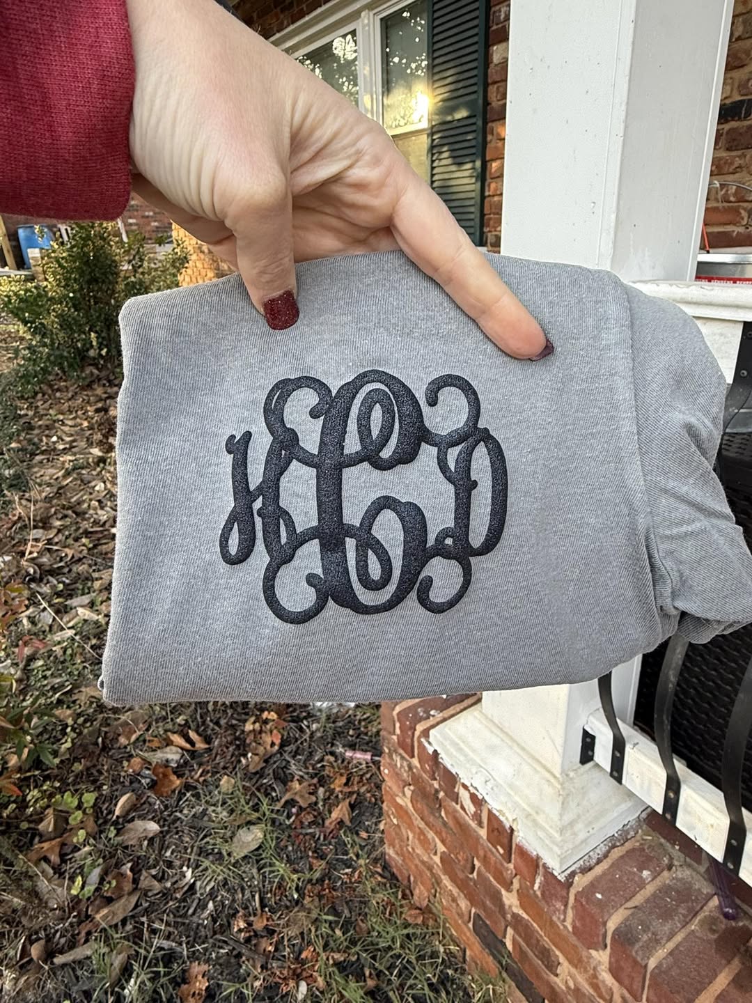 Comfort Color Monogram Puff Shirts - WS