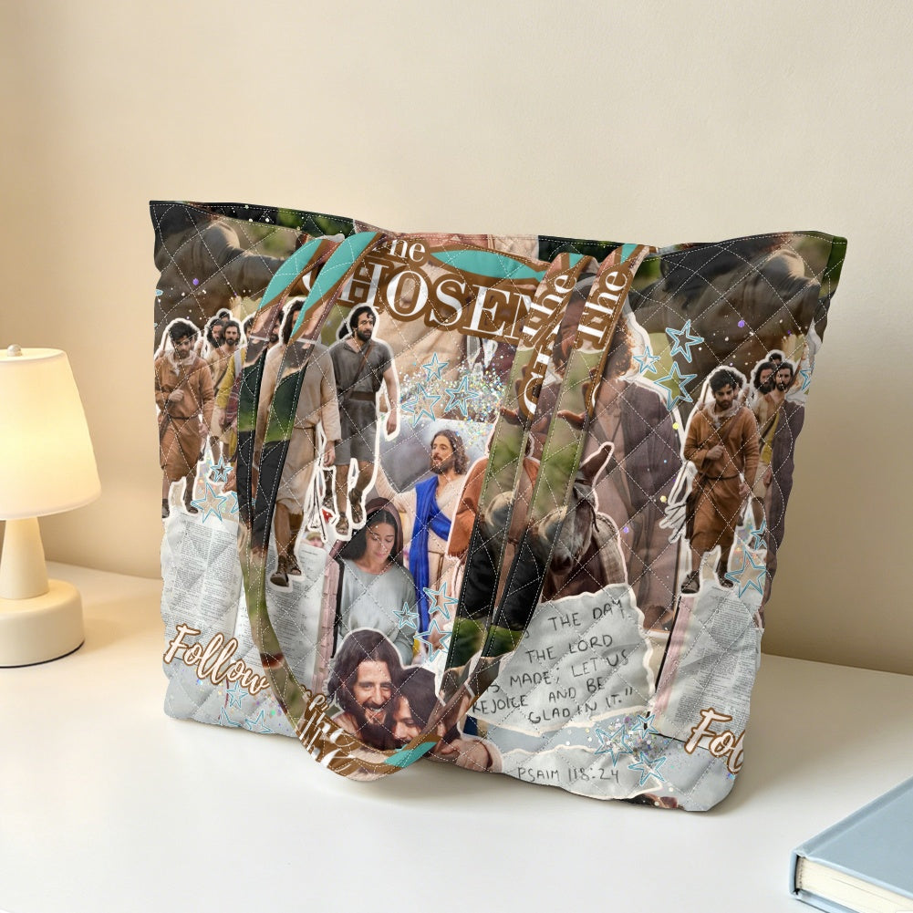 Quilted Shoulder Tote Bag