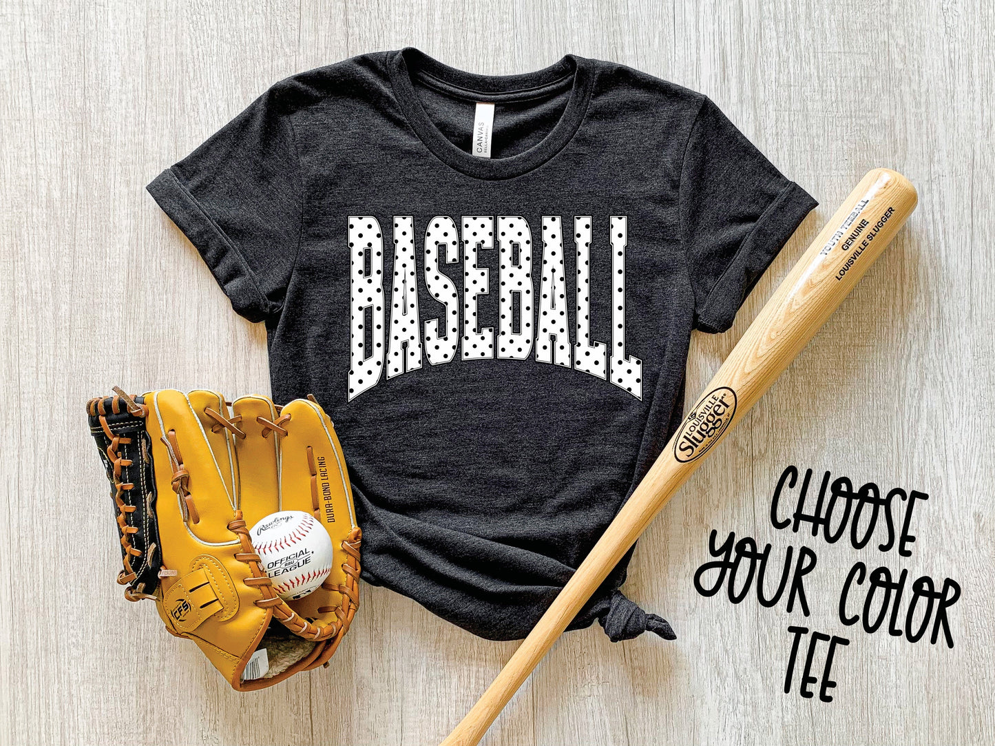 Baseball Polka Dot *Pick Your Color*