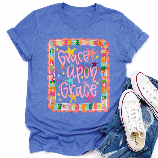 Grace Upon Grace Border Tee