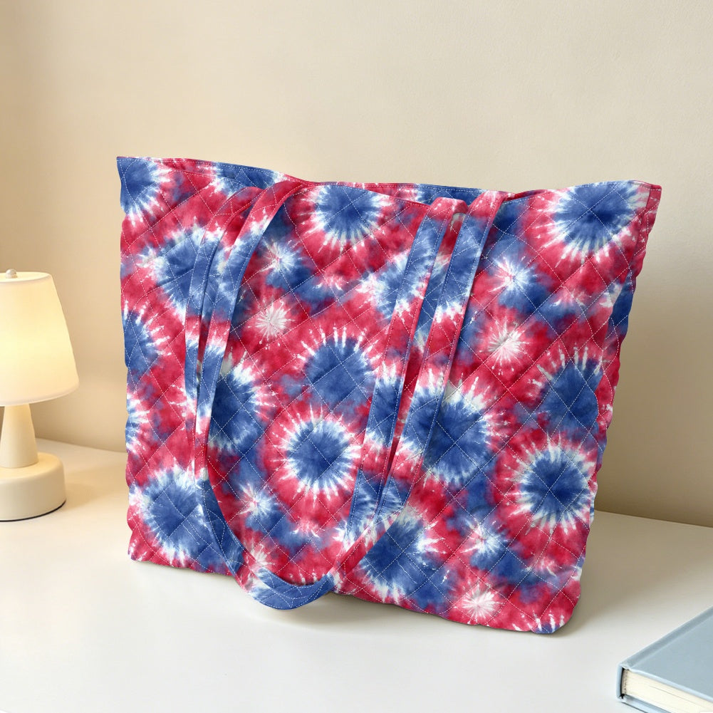 Quilted Shoulder Tote Bag