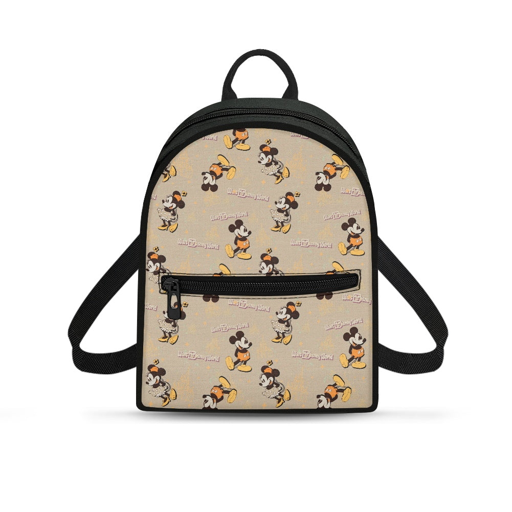 Brown Mouse Small Backpack