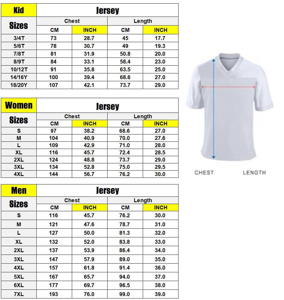 PREORDER: Custom Football Jersey (Front Text) 7.26.26