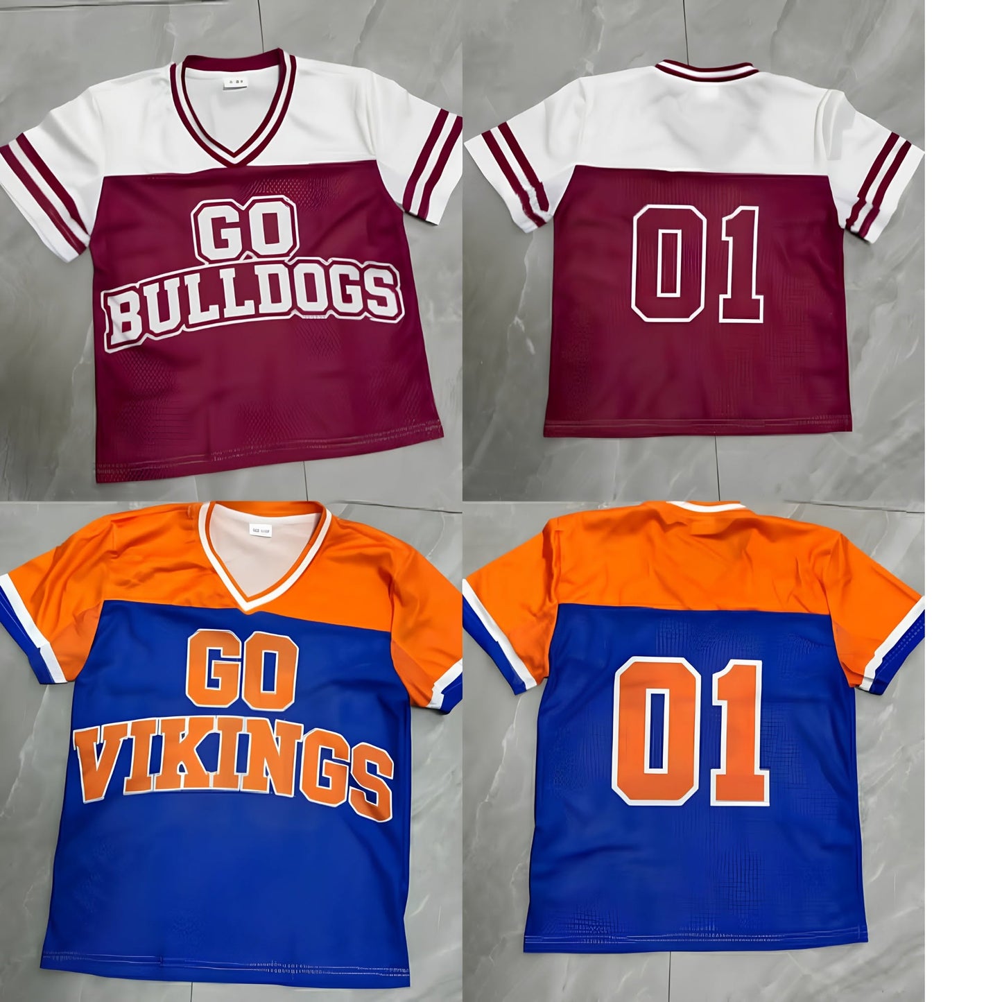 PREORDER: Custom Football Jersey (Front Text) 7.26.26