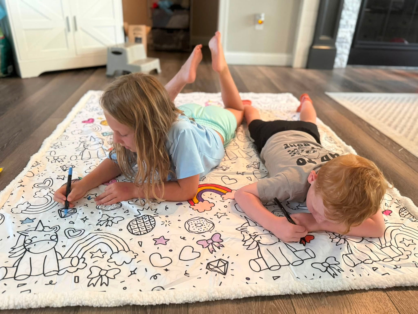 PREORDER: Custom Coloring Blanket (Upload YOUR Design) 7.27.26