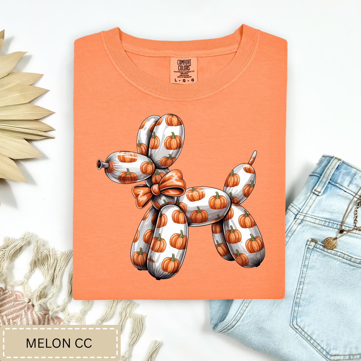 Pumpkin Balloon Dog Tee.