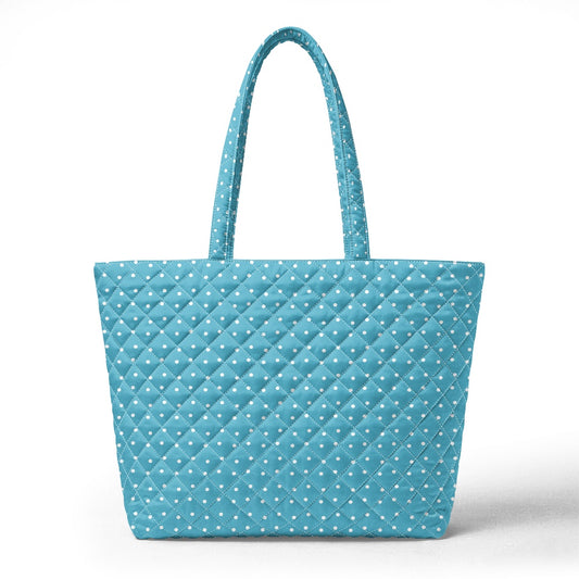 Quilted Shoulder Tote Bag