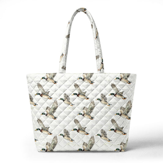 Quilted Shoulder Tote Bag