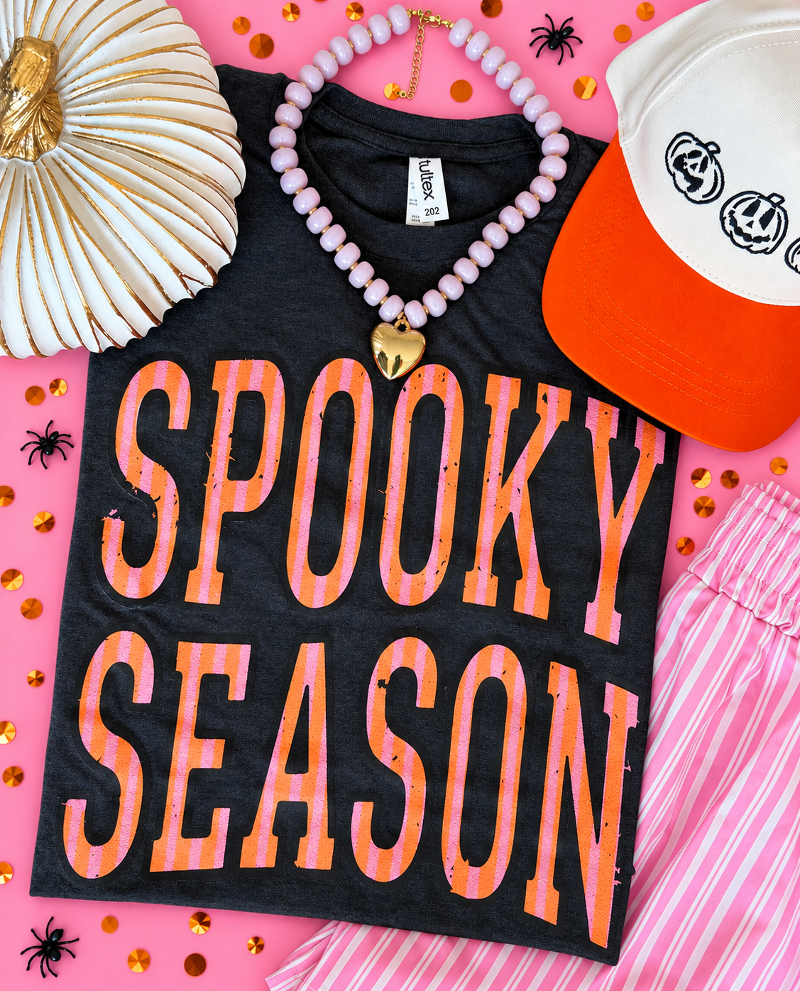 RTS Spooky Season Stripe Tee