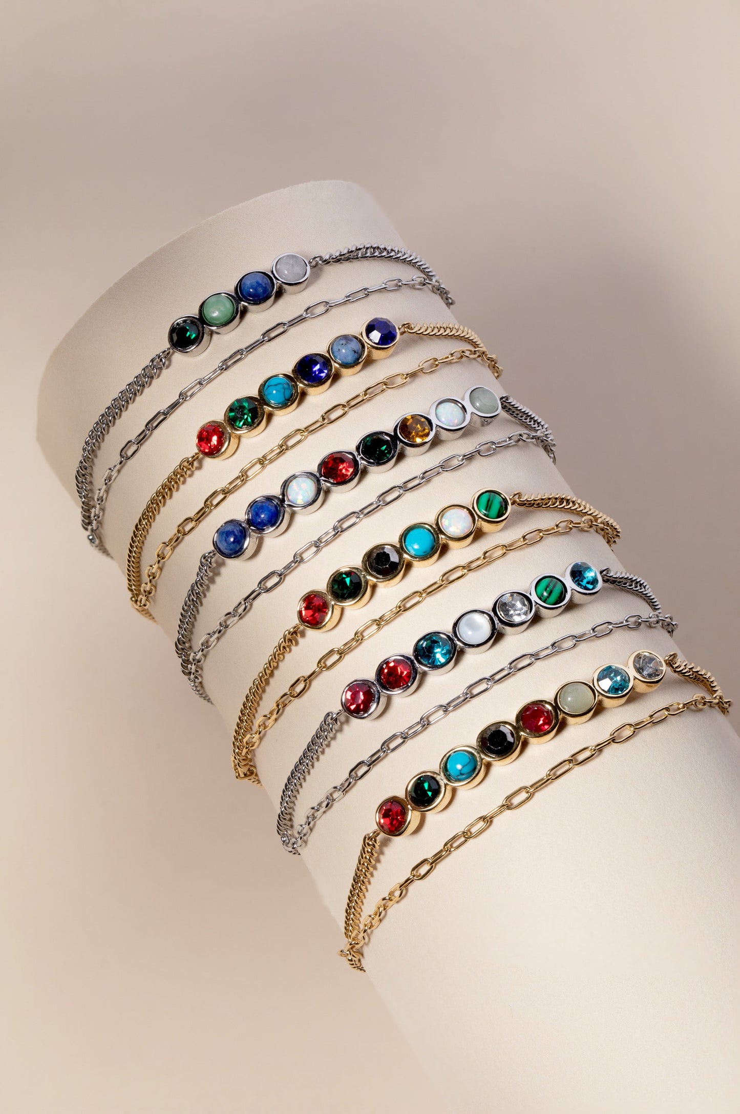 'I Love You' Hidden Message Acrostic Bolo Bracelet