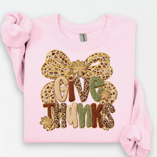 Give Thanks Sweatshirt.