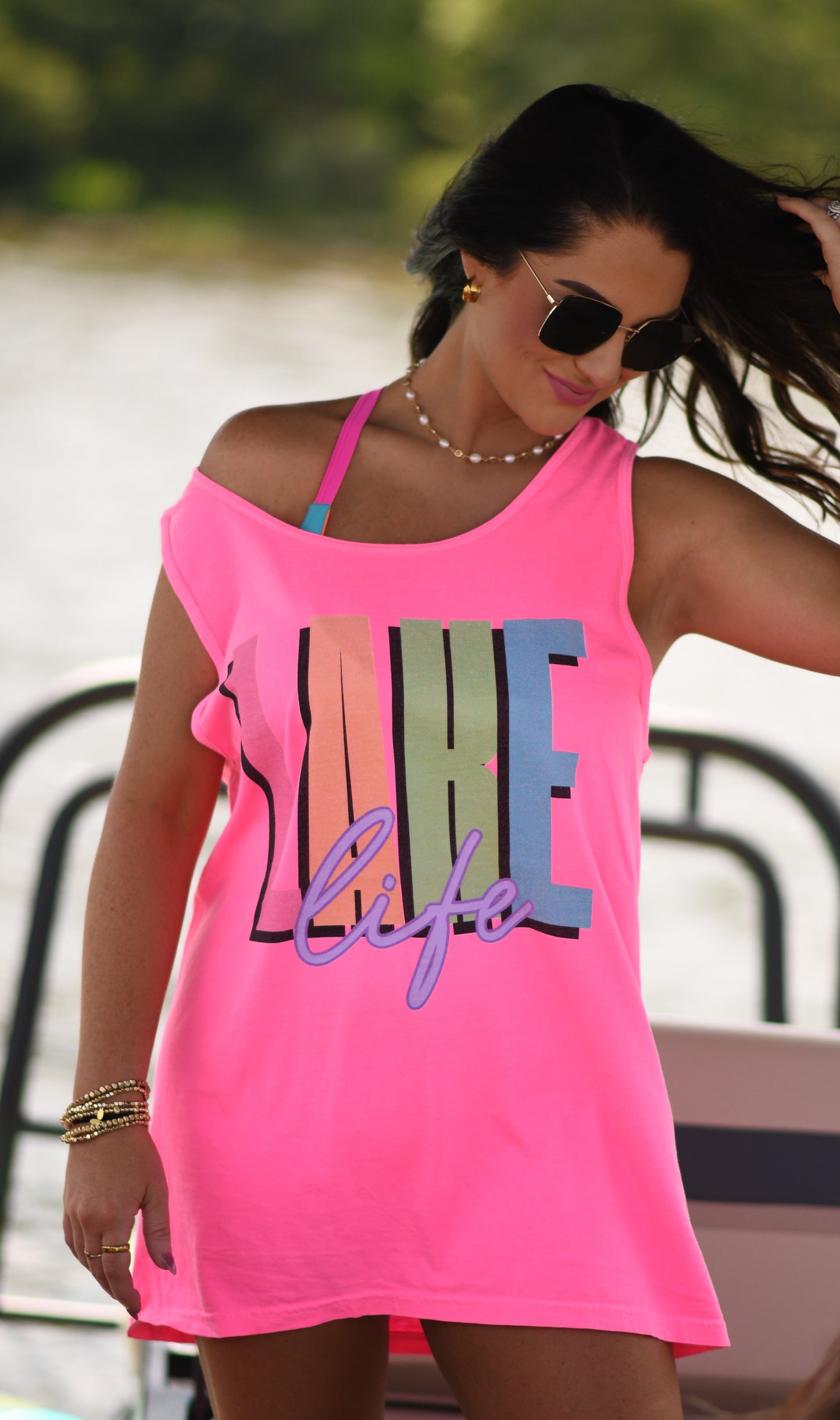 Lake Life Block Tank/Tee