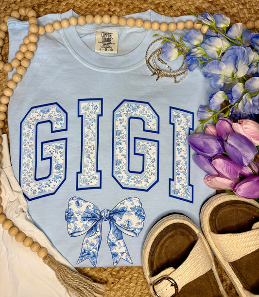 Floral GiGi Bow Tee