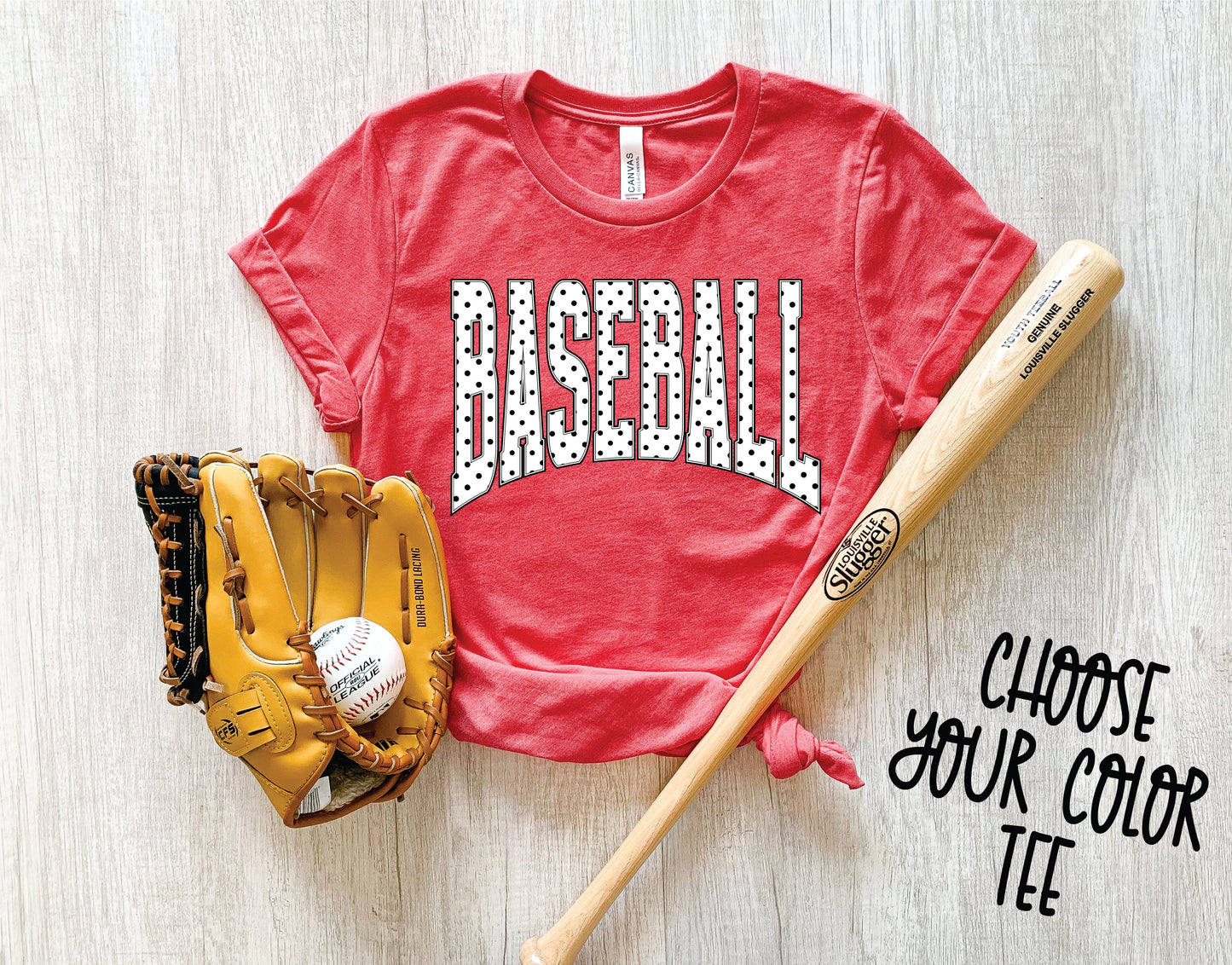 Baseball Polka Dot *Pick Your Color*
