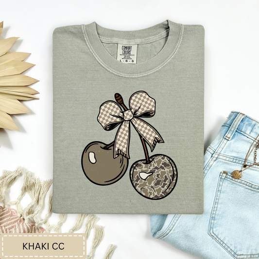Camo Cherries Tee.