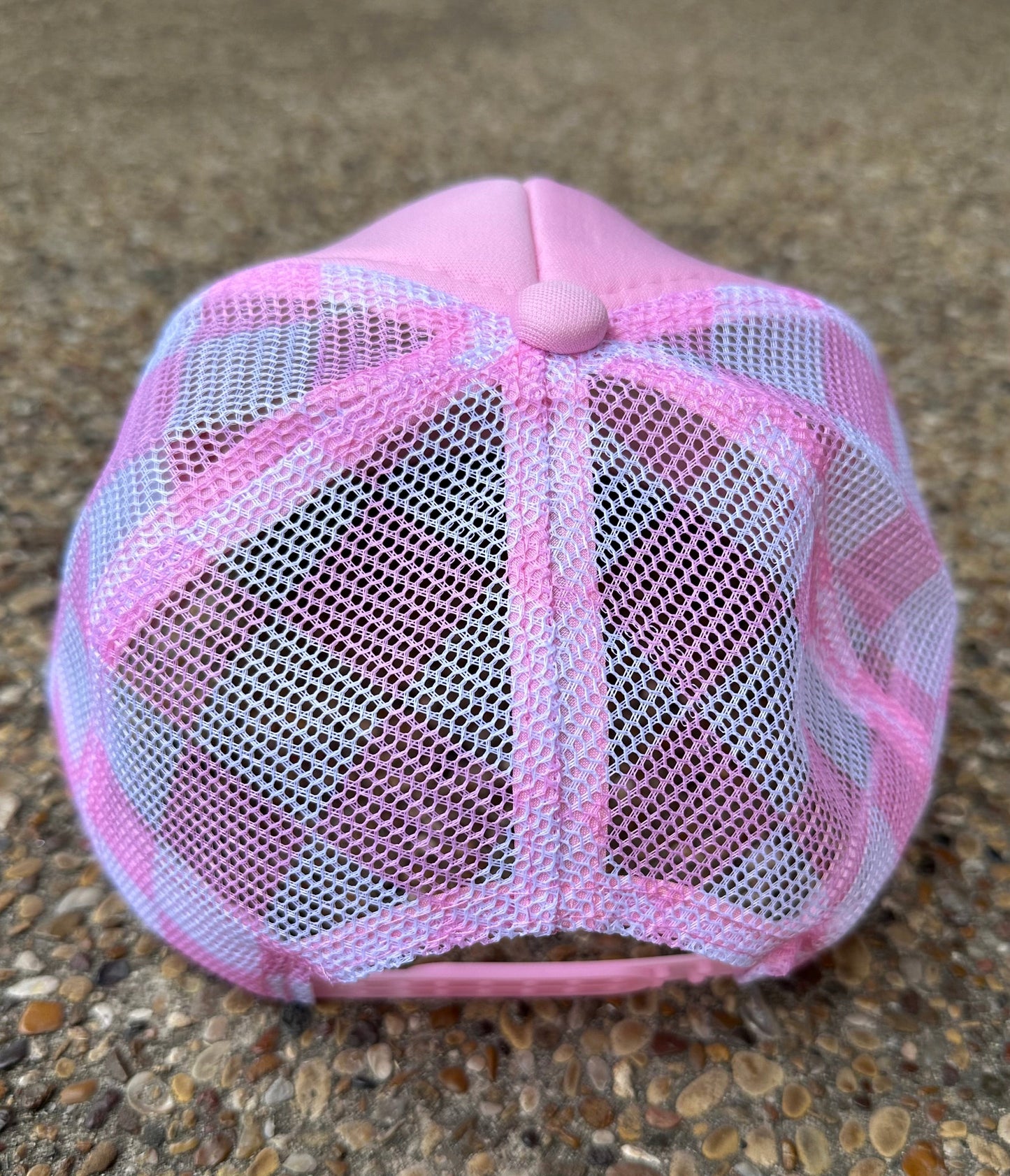 RTS Pink Checkered Trucker Hat