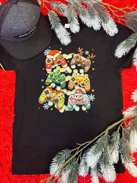 Christmas Gamer Kids Tee