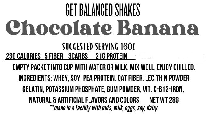 Get Balanced Shakes