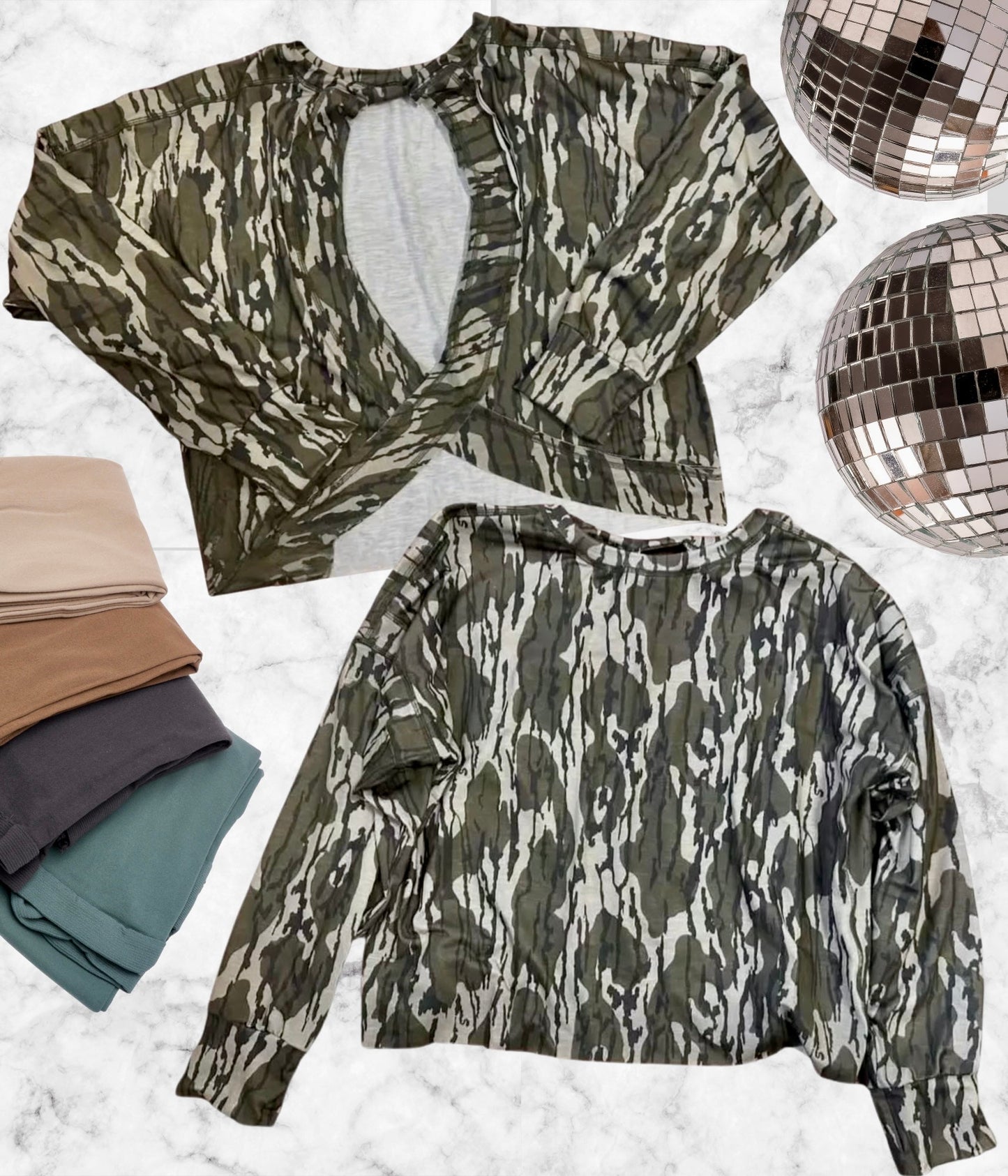 (WS) Camo cutout layer top *ships 2nd week of January*