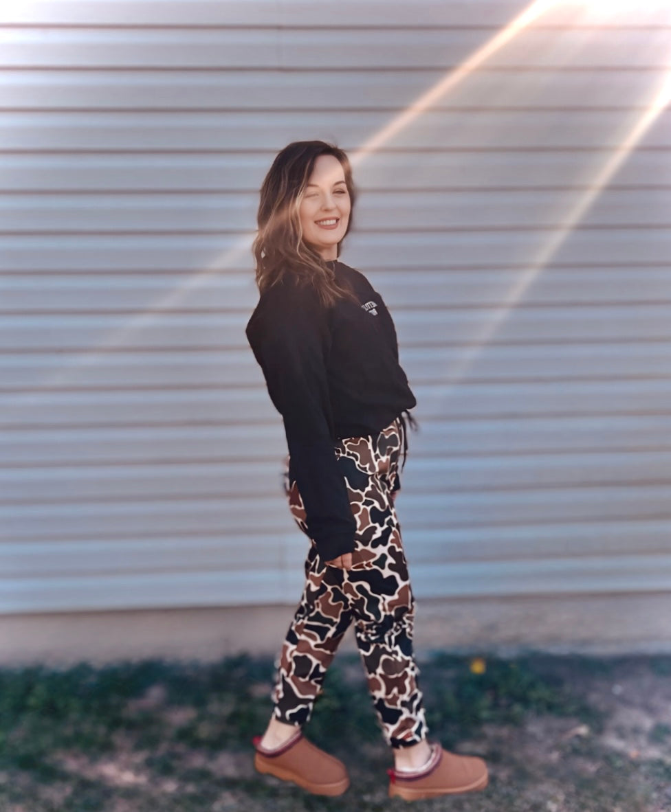 Tie waist Jogger x Duck Camo